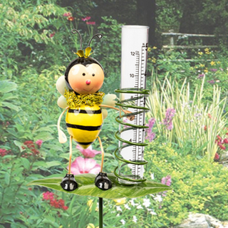 Iron Garden Bee Rain Gauge Stake China Manufacturers Sino Glory
