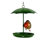 Quality diy covered with unbrella plaform no mess with cute ladybug figurine bird feeder