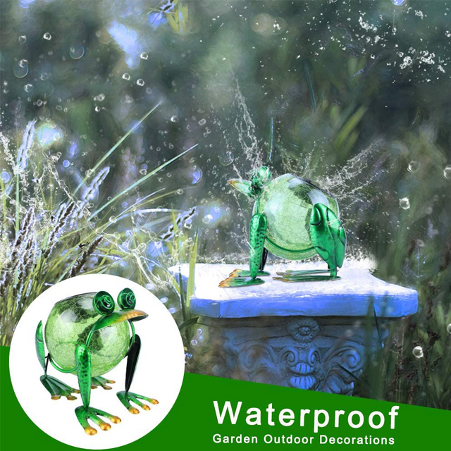 Decorative Waterproof LED Solar Green Frog Night Lights for Tabletop China Suppliers