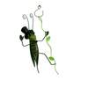 Outdoor metal butterfly yard ornaments small insect haning garden statue wall art